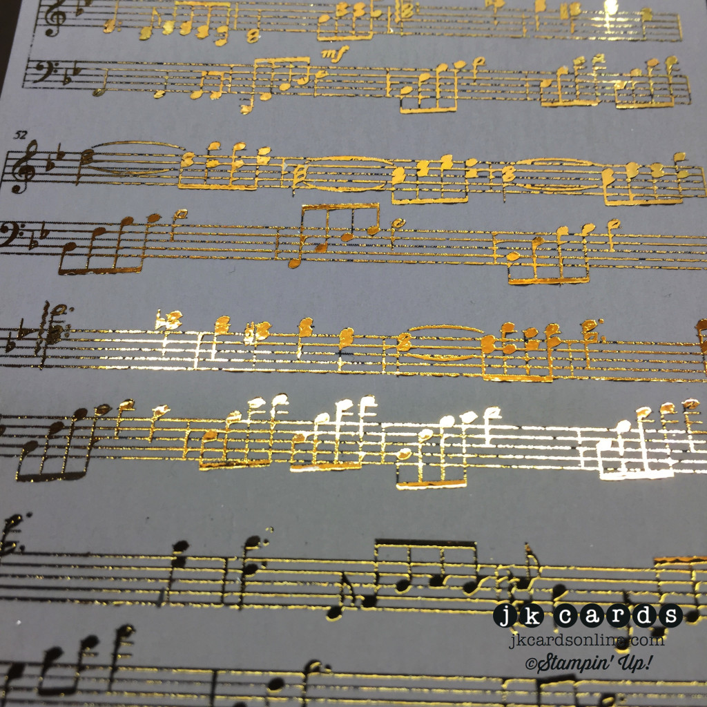 Gold Foiled Sheet Music-WM
