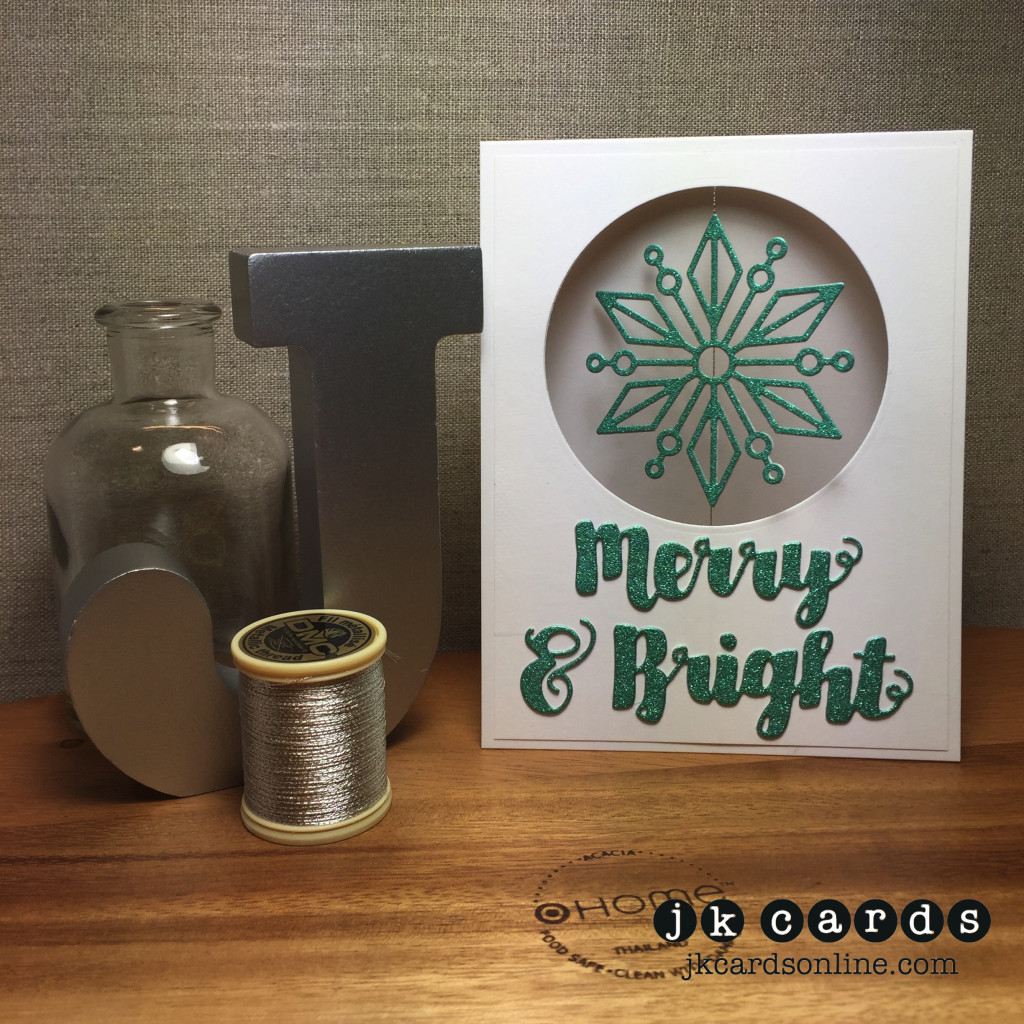 Merry & Bright Snowflake Spinner-WM