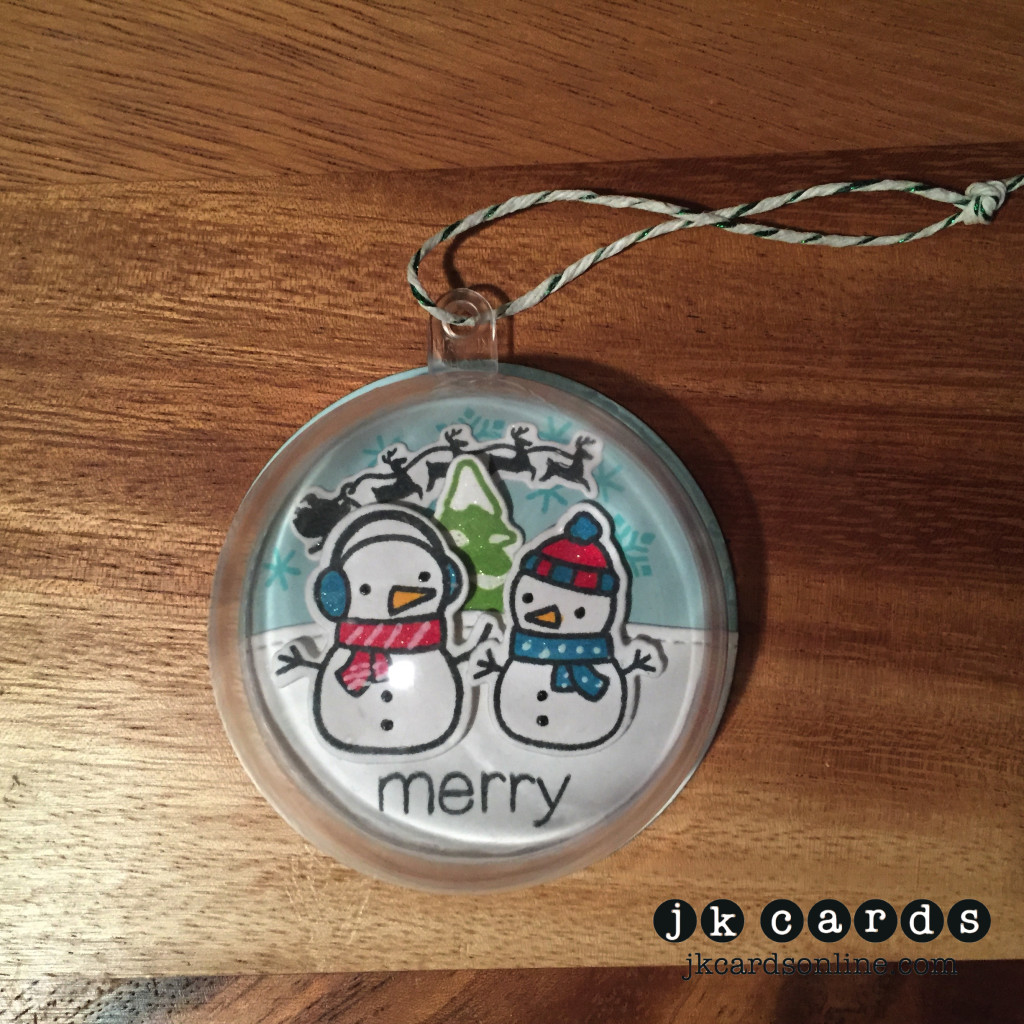 Merry Snowman Ornament-WM