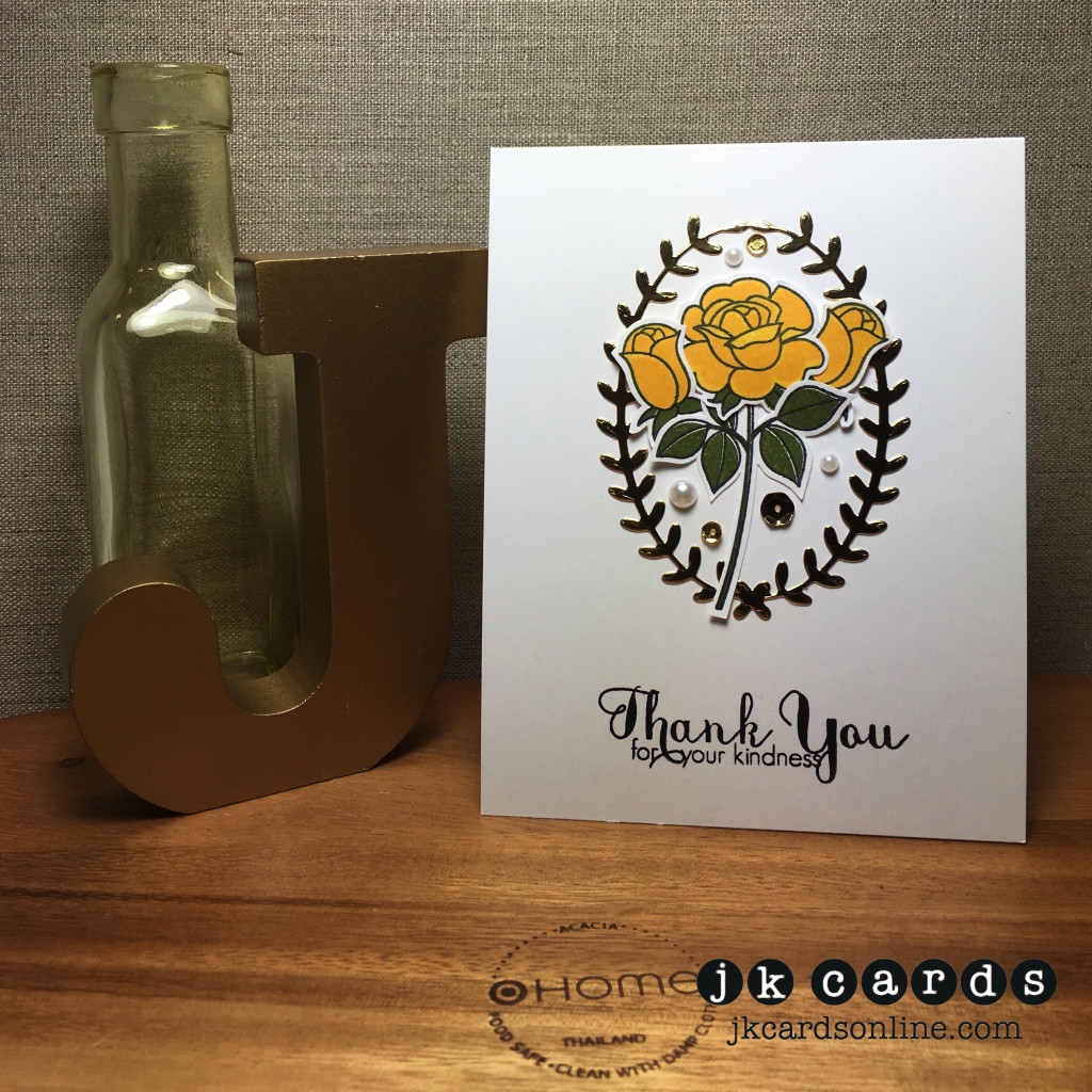 Sweet Yello Rose Thank You-WM