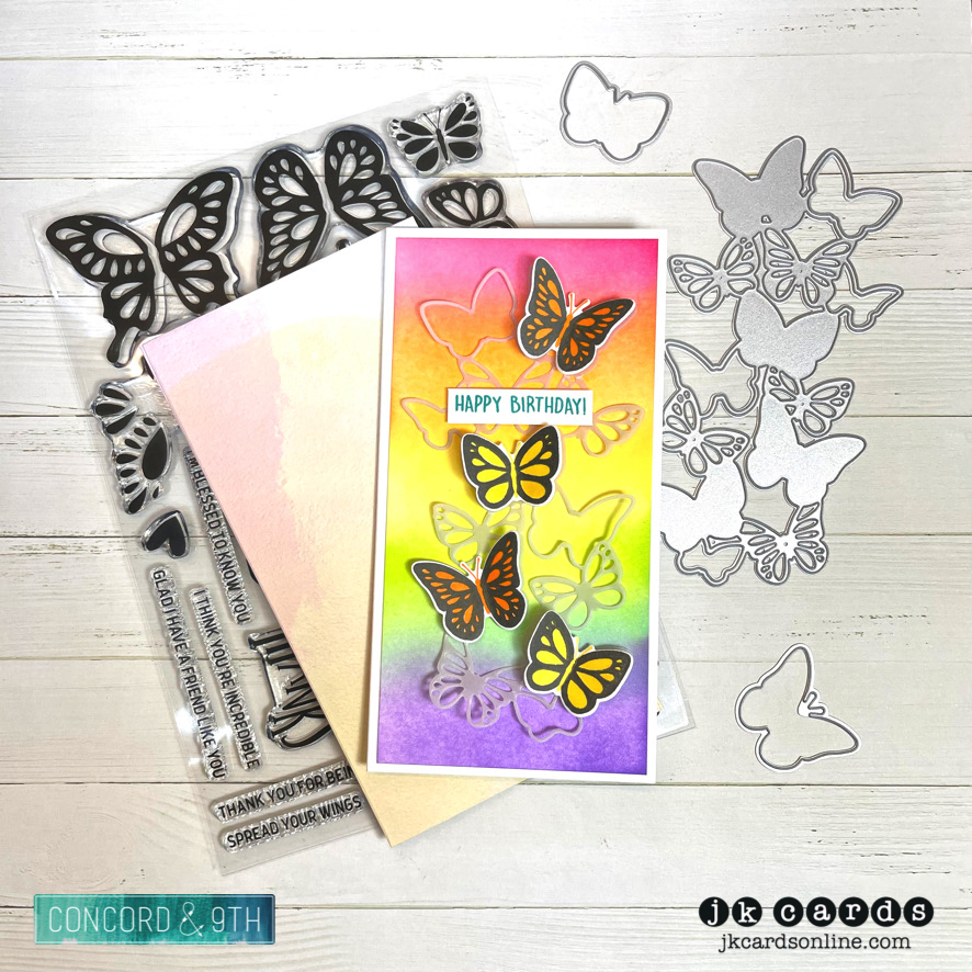 Bold Butterflies Stamp Set - Concord & 9th